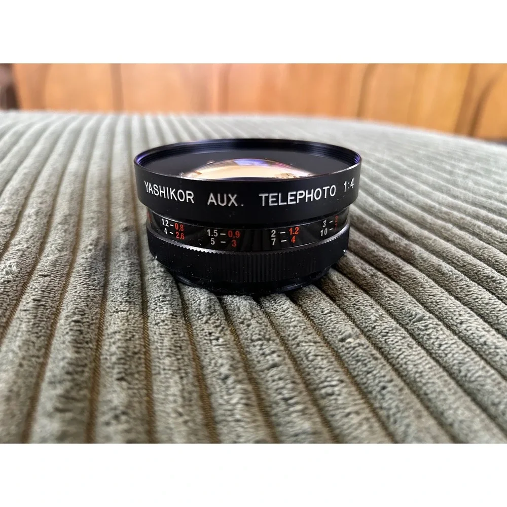 Vintage Yashikor Y708 Lens Made in Japan Aux Telephoto 1:4 Camera Lens‎